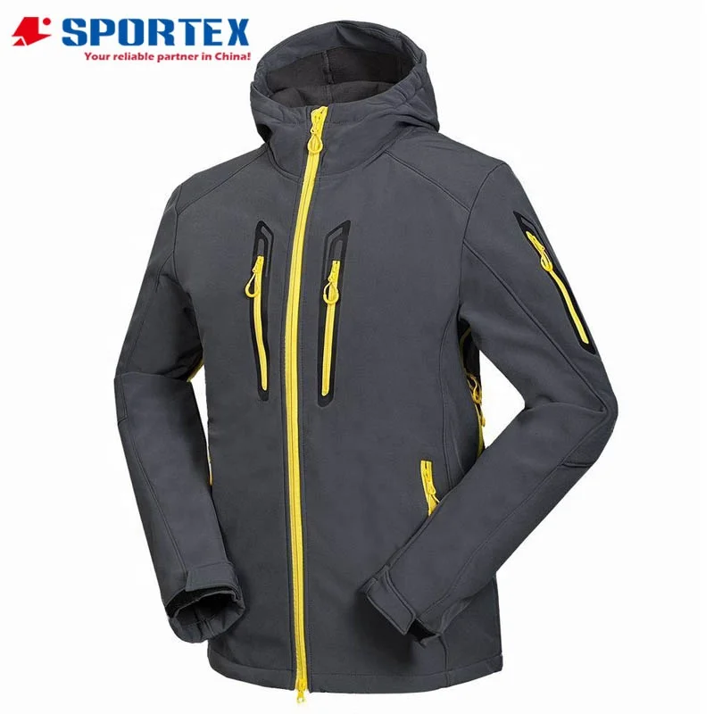 

Wholesale waterproof breathable softshell Mens outdoor jacket, 4 way stretchable trekking jacket, hiking jacket
