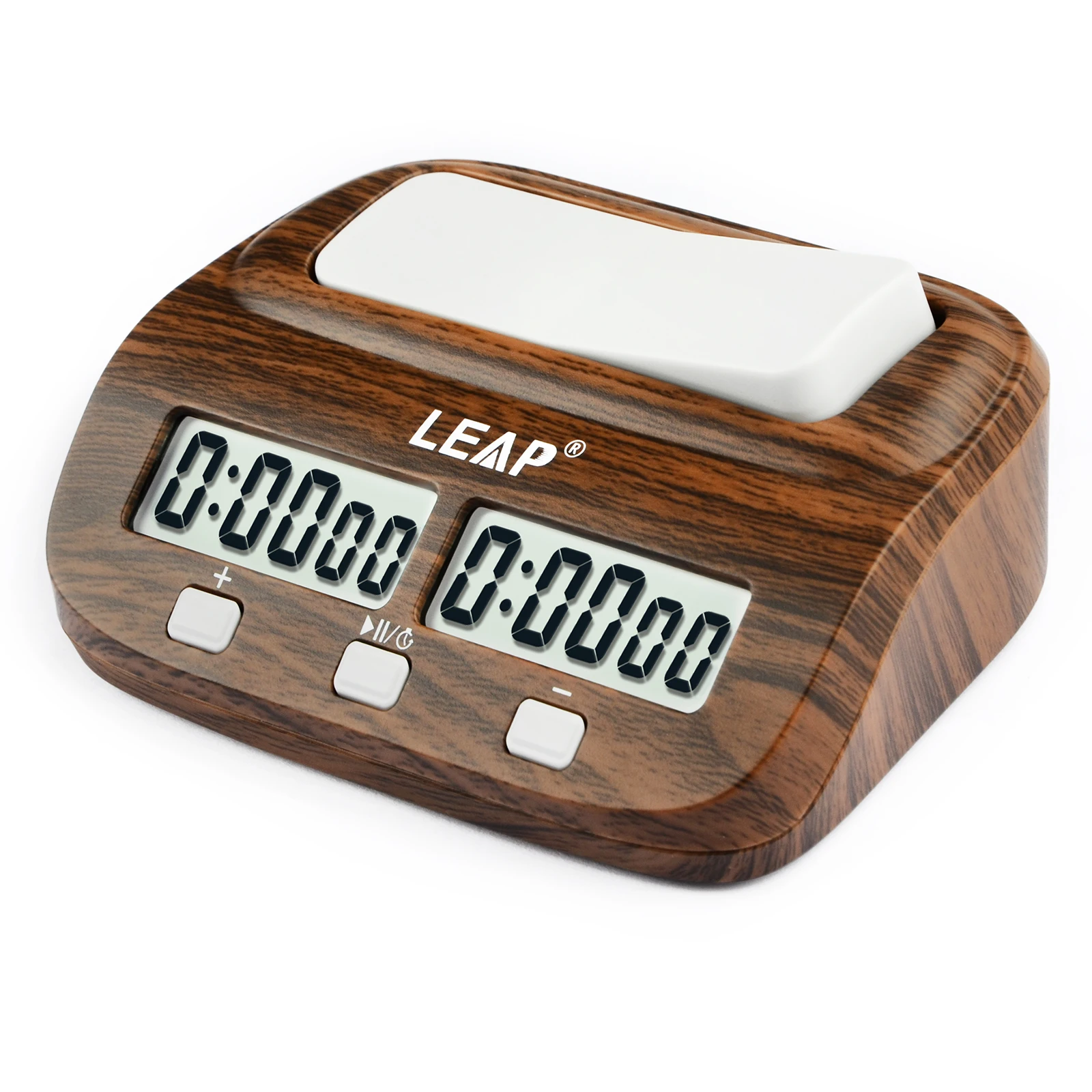 

Cheap digital basic chess clock with delay and bonus, Vibrant wooden color