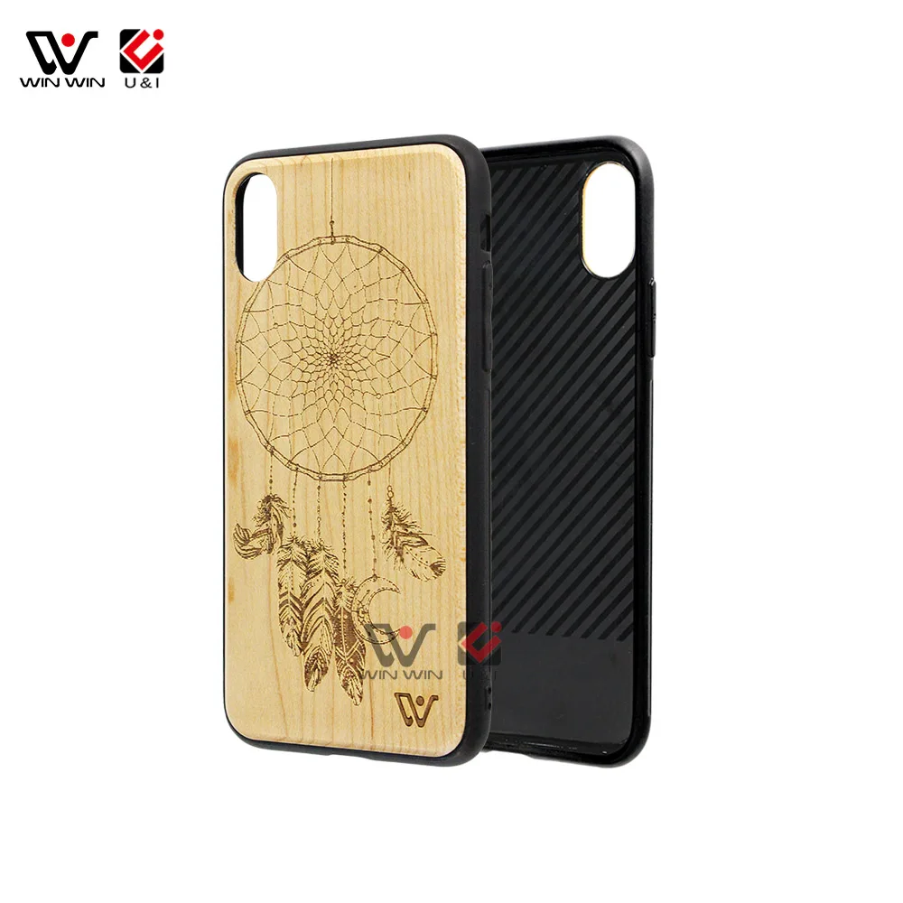 

Drop Shipping Guangzhou Durable Wood Shock Proof Anti Drop Phone Case, Oem
