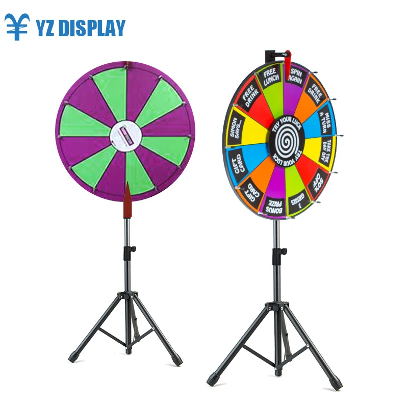 

30'' Tripod Stand Lucky Wheel Spin Game Prize Wheel Wholesale