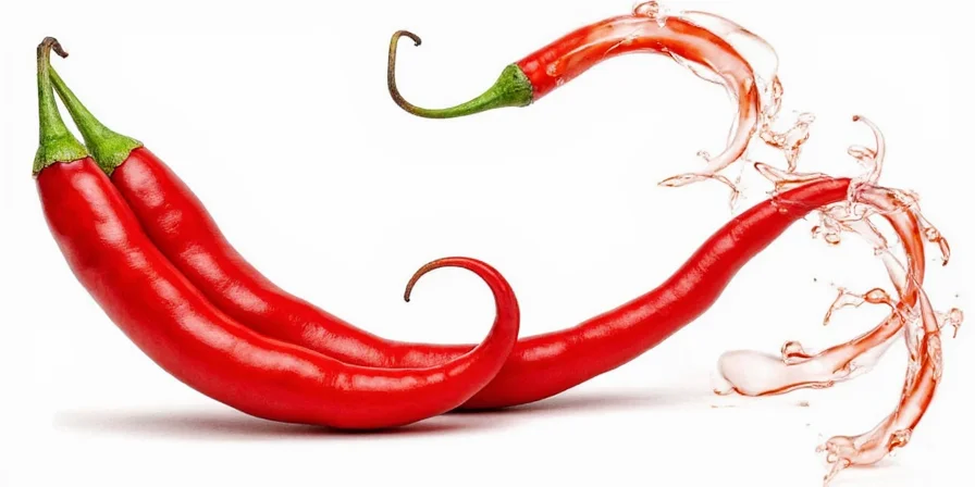 Serrano peppers on the vine