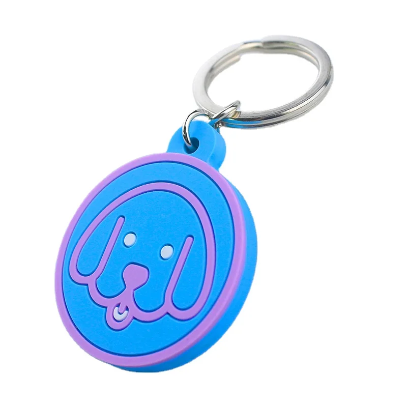 

Hot sale high quality In Stocks Pet Tags Custom Logo Silicone Pet Collar Tag