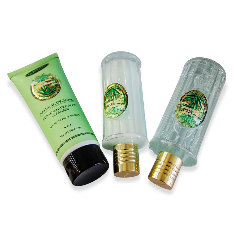 

OEM ODM Smoothing Repairing Moisturizing Herbal Hyaluronic Acid Aloe Vera Private Label Organic Natural Skin Care Set, Green
