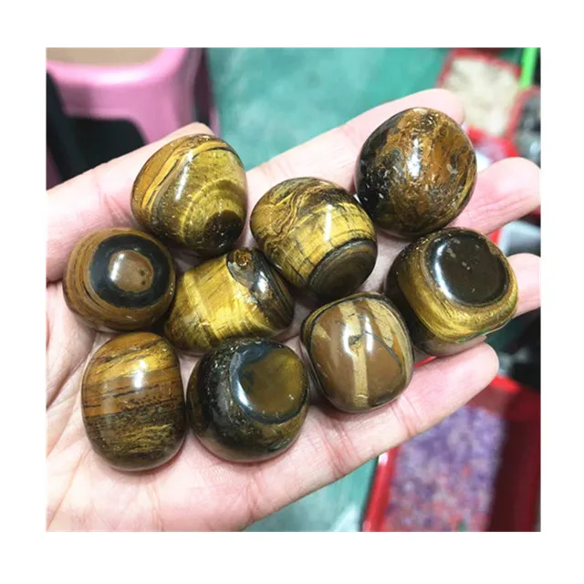 

Wholesale crystals healing stones bulk tumbled stones tiger eye crystal tumbled stones