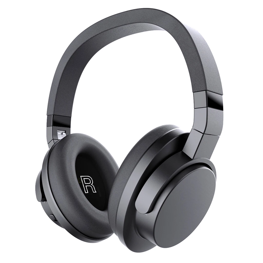 

A ANC Sound Quality Bluetooth Wireless Headphones Over Ear v5.0 Noise Canceling FCC Stereo Headsets, Black color