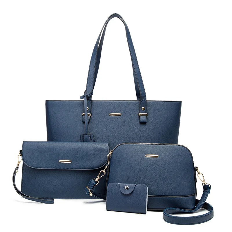 

2021 Hot Selling Pu Leather Handbags Wholesale Ladies Crossbody Bags Women Hand Bags Purses And Handbags hand bags set, 6 colors