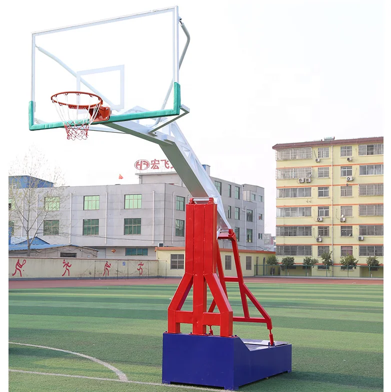 

FIBA standard portable basketball goal stand 300cm basketball hoops for adults, Customize color