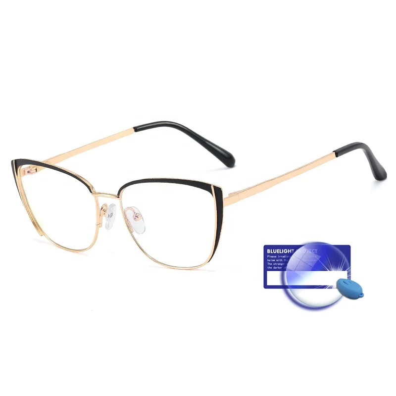 

Latest Manufacturer Supply Optical Frame Reading Eyeglass Spring Hinge Anti Blue Light Blocking Glasses