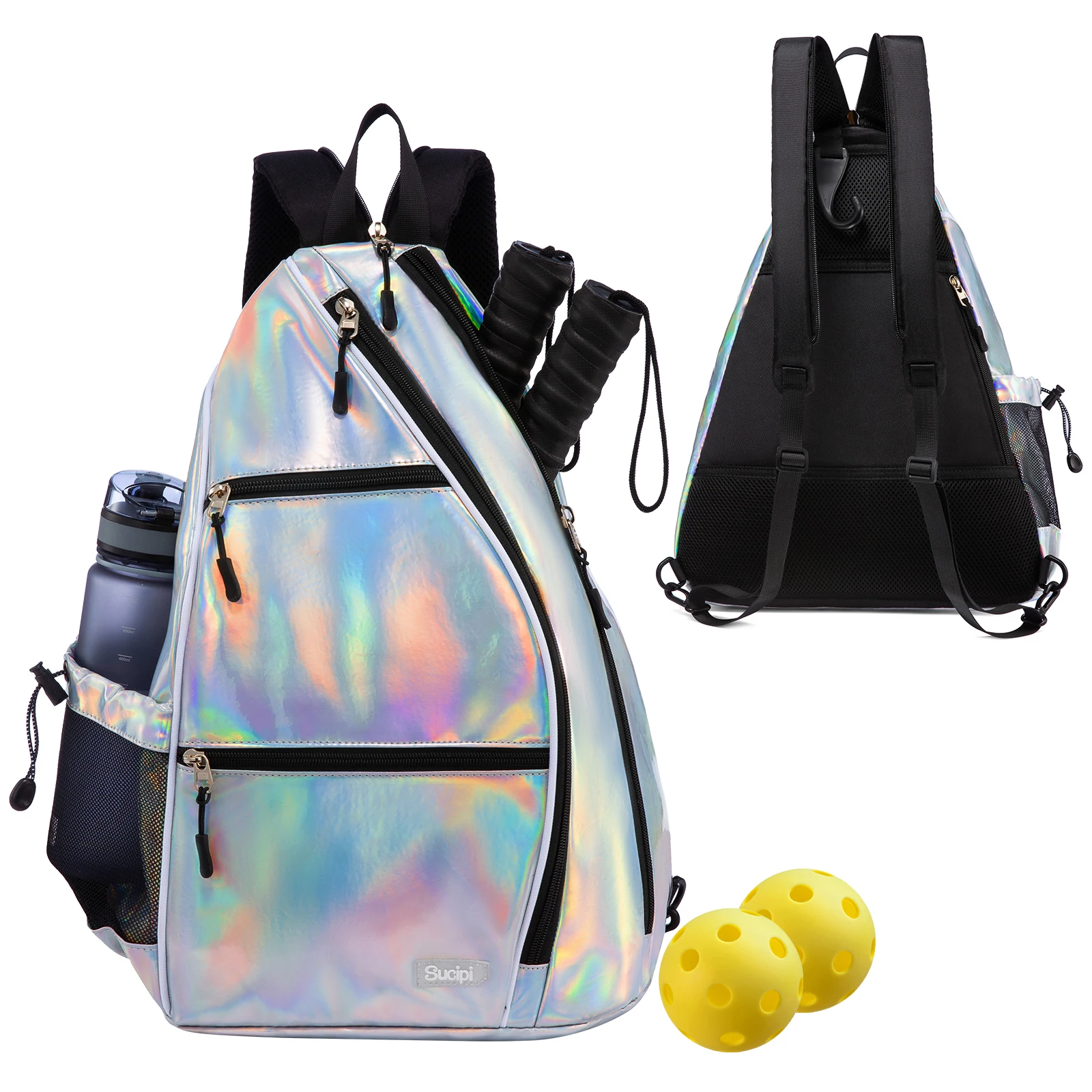 

Sucipi Custom Fashion Adjustable Shoulder Sports Pickleball Paddle Bag Racket Tennis Padel Gym Carry Bag Pickleball Bags Unisex