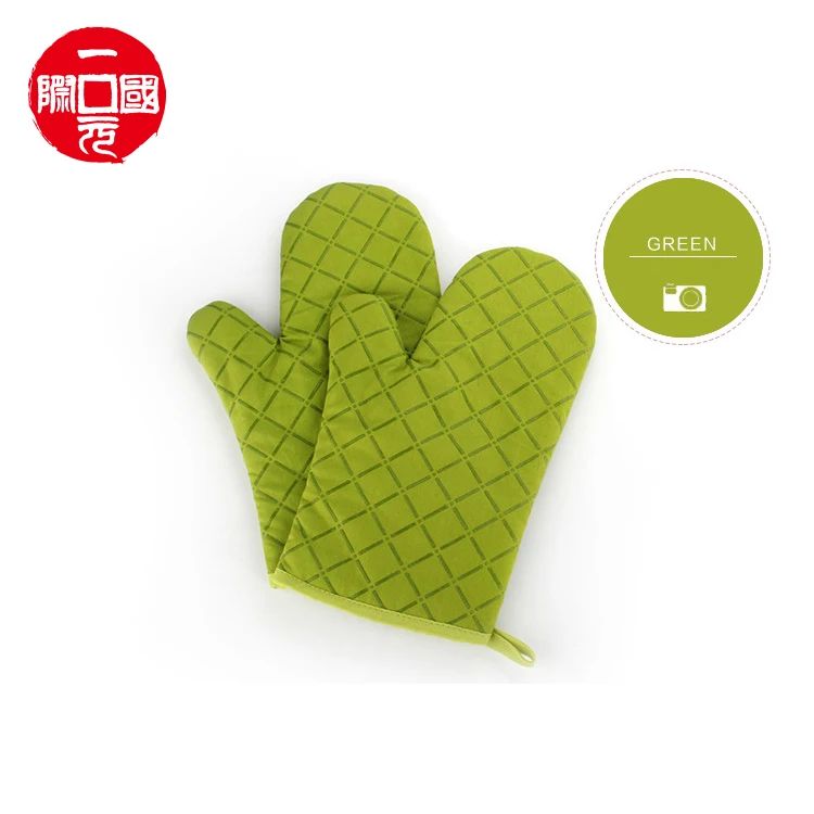 

Long Sleeves Thick Heat Resistant Pot Holder Microwave Mitts Kitchen Cooking BBQ Baking Oven Gloves