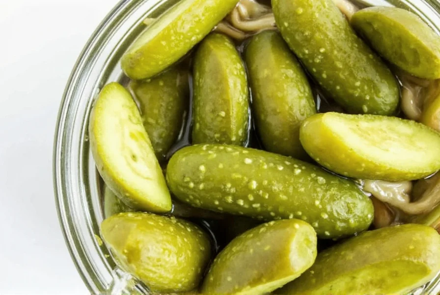 Buying pickles at the store