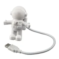 

Favorable Flexible Spaceman Astronaut USB LED Night Light Lamp For Computer Laptop PC Notebook camping