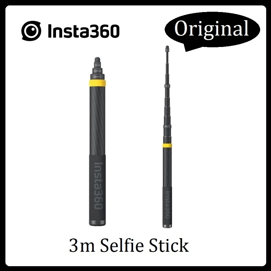 

Insta360 ONE X2 3M Carbon Fiber Extended Edition Invisible Selfie Stick Insta 360 Original Accessories For ONE R & ONE X