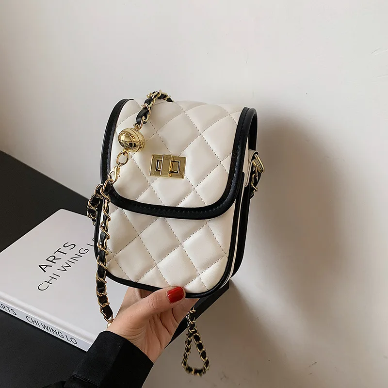 

Diamond Chain Small Bag Female Summer Square Bag Messenger Mobile Phone Bag