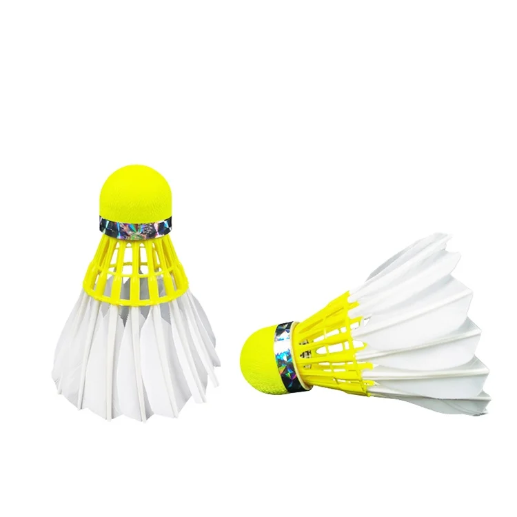 

3in1 Goose Feather Badminton Shuttlecocks Pack of 12 Stable and Sturdy High Speed Badminton Shuttles Training Shuttlecock