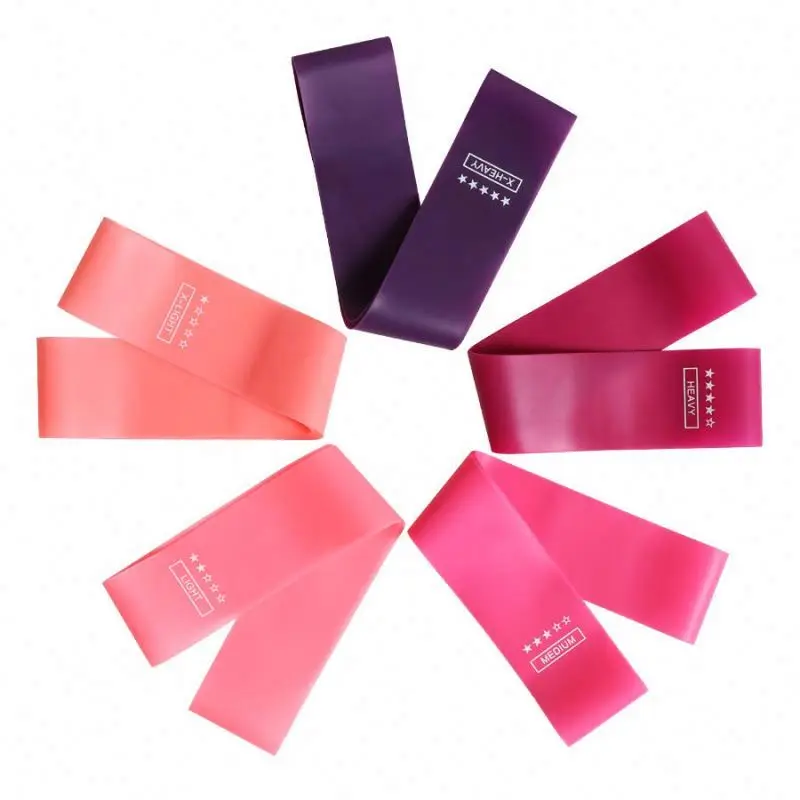 

Silicone 5 Purple Blue gradients Resistant Bands Set, 4 colors