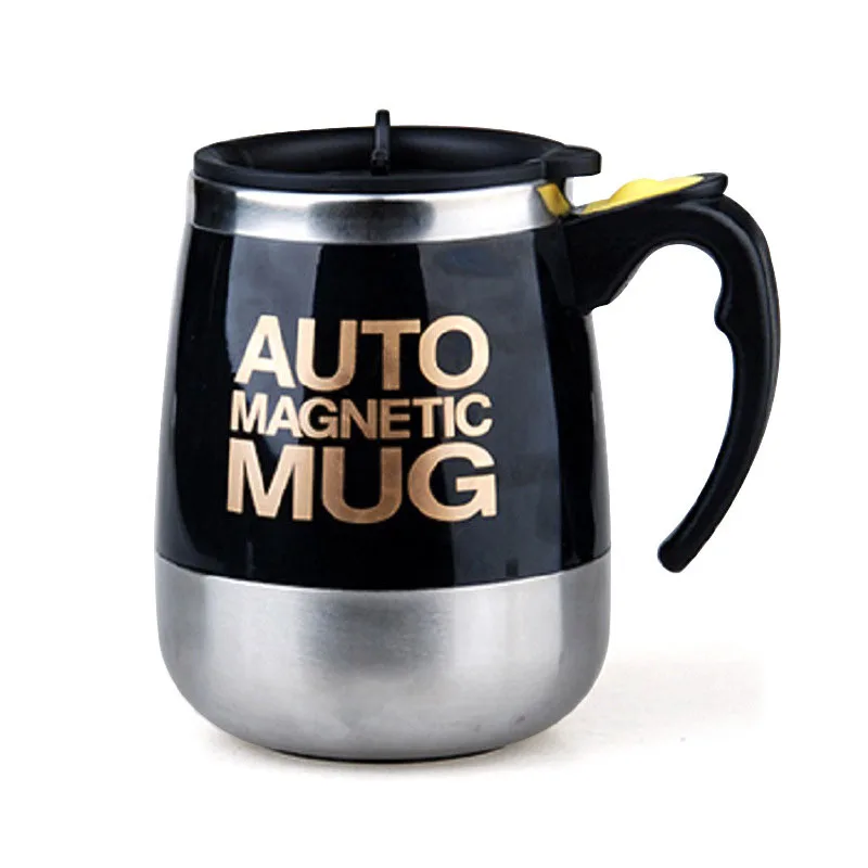 

New Self Stirring Mug Stainless Steel Auto Magnetic Insulated Electric Mug