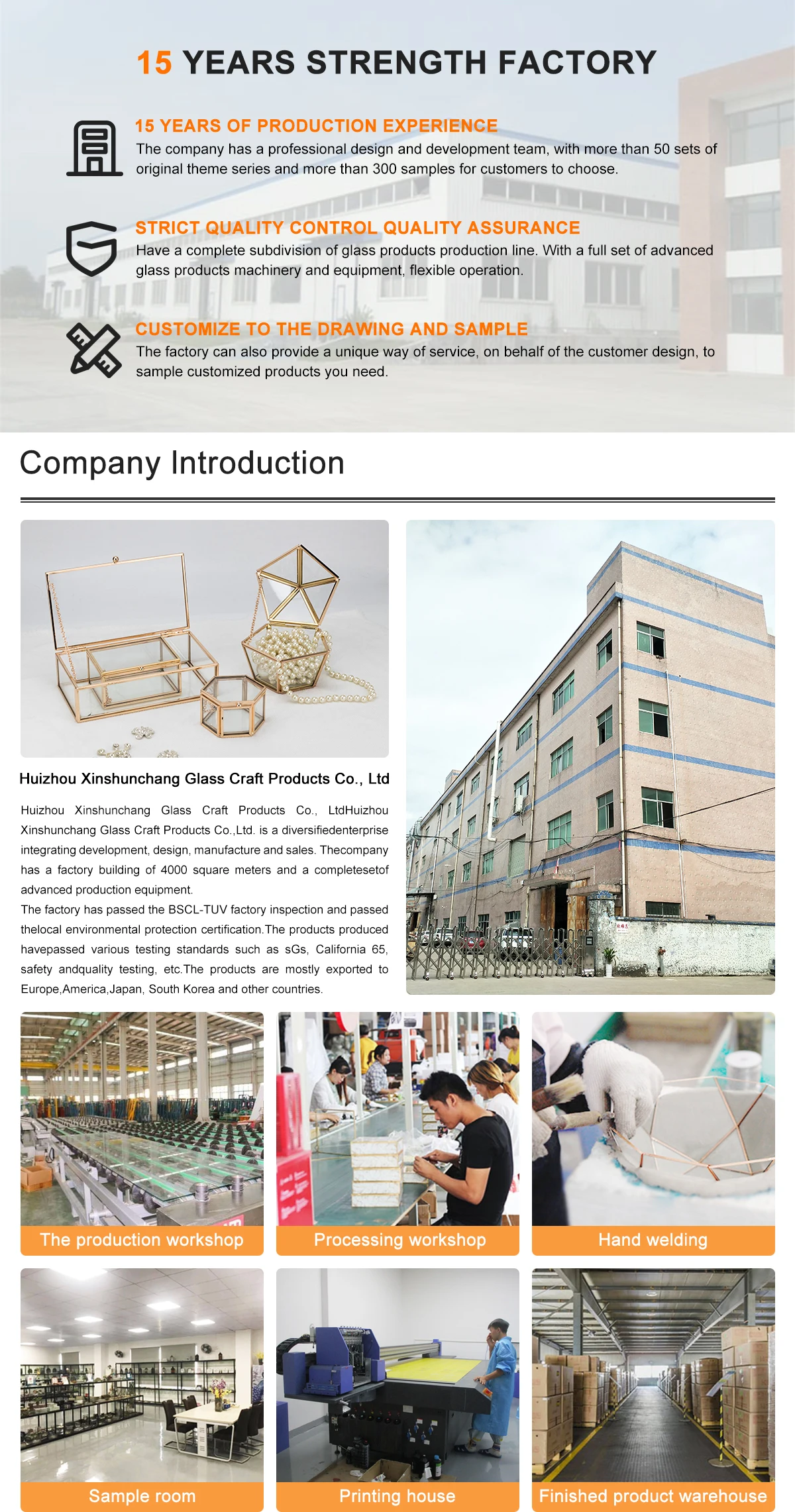 Huizhou Xin Shun Chang Glass Craft Products Co., Ltd. - Pressed Glass ...