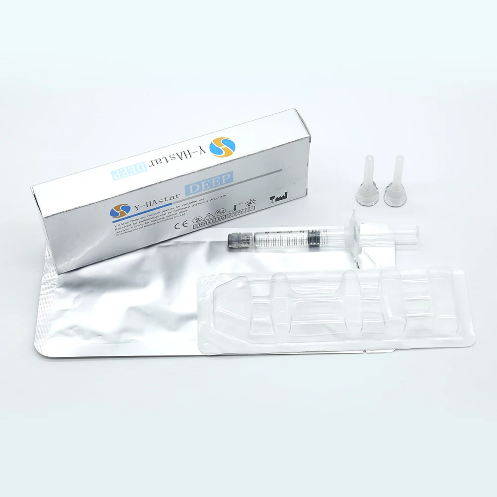 

Female Used 5ml injectable hyaluronic acid ha dermal filler Injection, Transparent