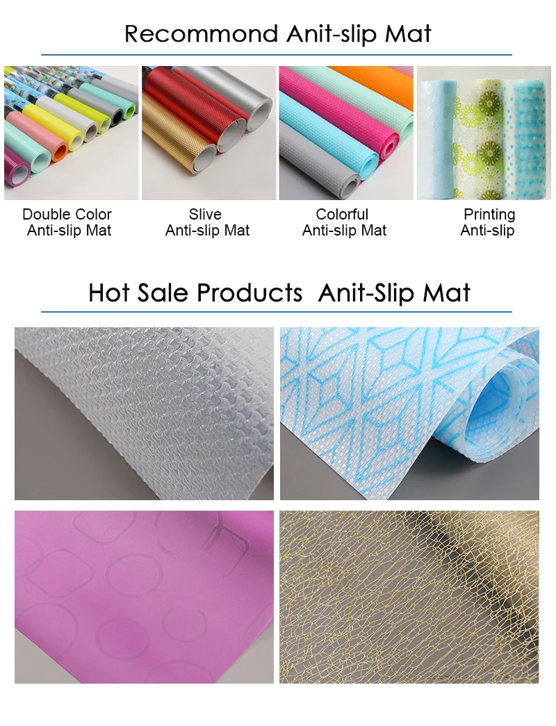 Plastic Nontoxic Shelf Lining Drawer Refrigerator Mat Lining Nonslip