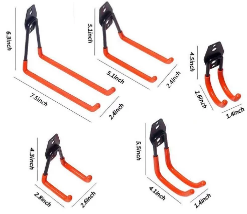 

High Grade Kitchen Use Wall Mounted Storage Rack With Hook, Black, red, orange, green, blue, custom