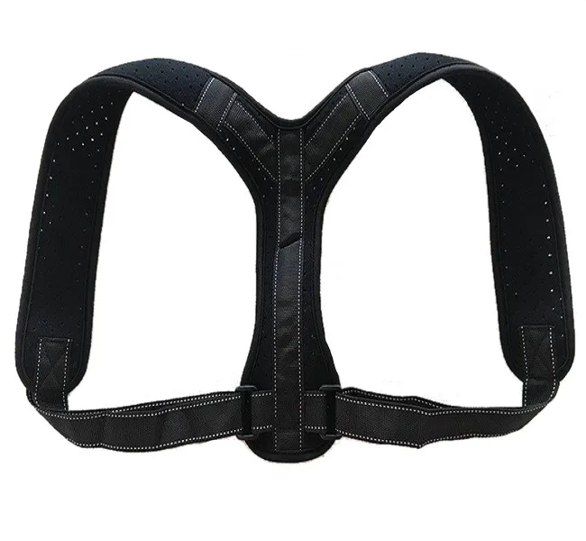 

Wholesale Drop Shipping High Quality Private Label Neoprene Adjustable Posture Corrector Back Support Belt, Black
