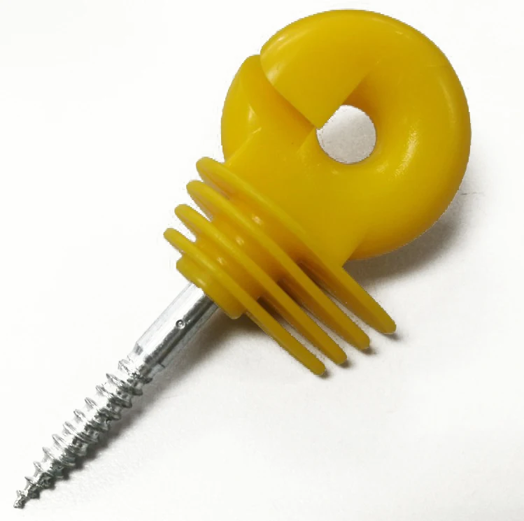 

Ring Insulators manufacturer /electric fencing ring insulators yellow, Black/white