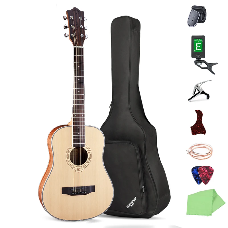 

Cheap Guitar Made In China  Beginner Student Children Acoustic Guitar Travel Guitar