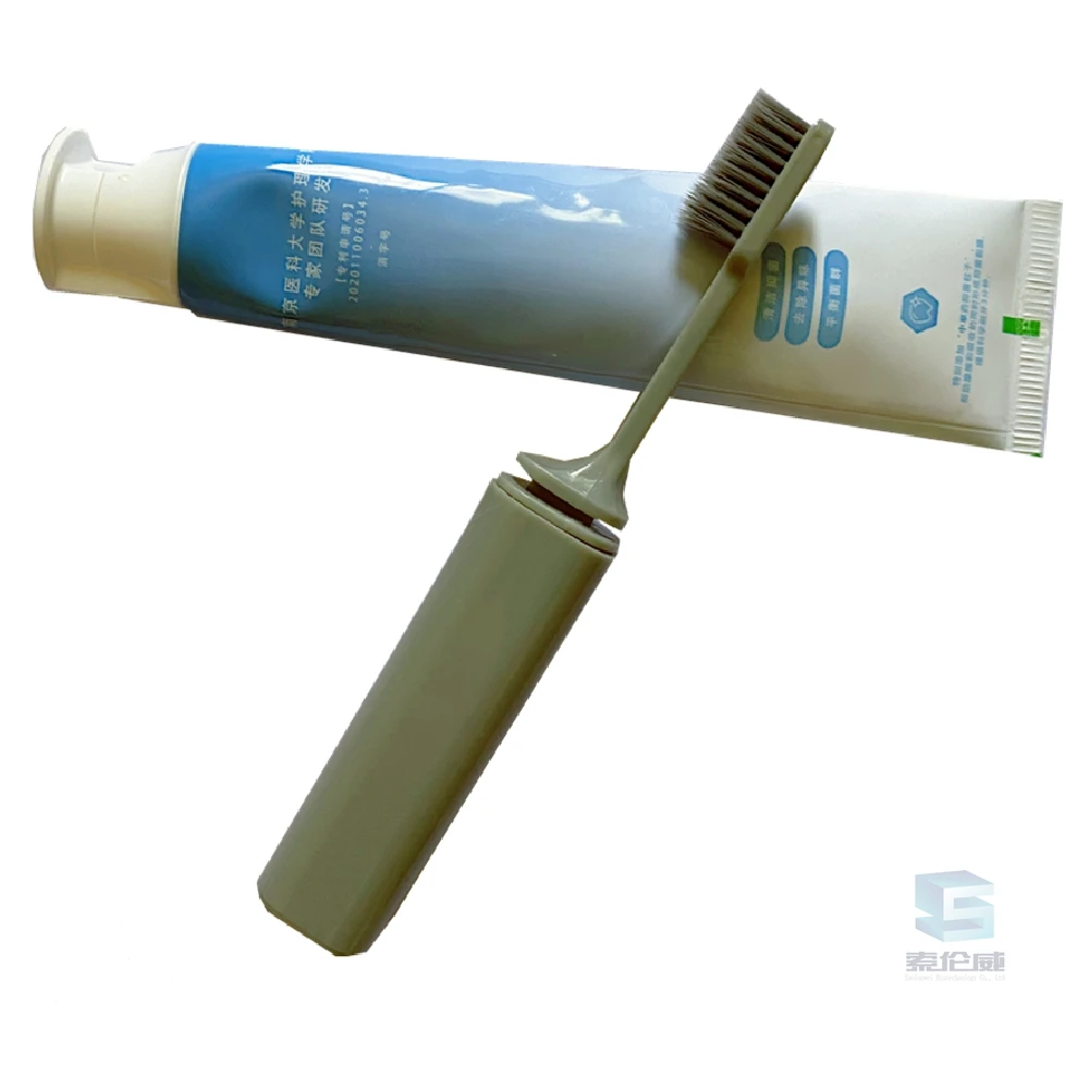 

China White Bag Basic OEM Box Adult Time Hotel Design Package Feature Weight Material Net Type toothbrush logo