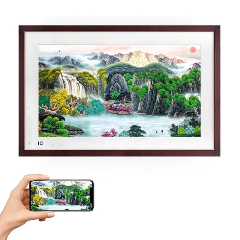 

BOE 21.5 inch intelligent art museum wifi digital picture frame for photo oil painting picture display