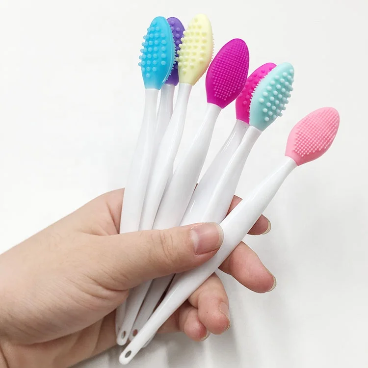 

Silicone Exfoliating Lip Brush Double-Sided Soft Cleaning Beauty Tool for Smoother Skin and Lip Assorted Colors