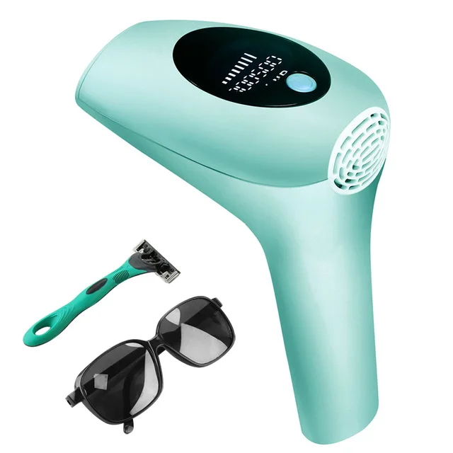 

2021 Small Quantity Customize Portable Laser Face Hair Removal Device Full Body Skin Rejuvenation For Home Use, Pink,white,green,dark green