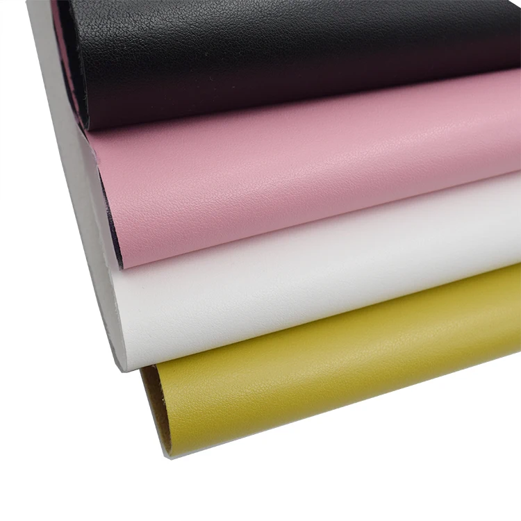 Waterproof Fabric  Quilted 1.0 mm Thick Pu Leather Black Leather Synthetic Sofa Leather Pu Material for Bags