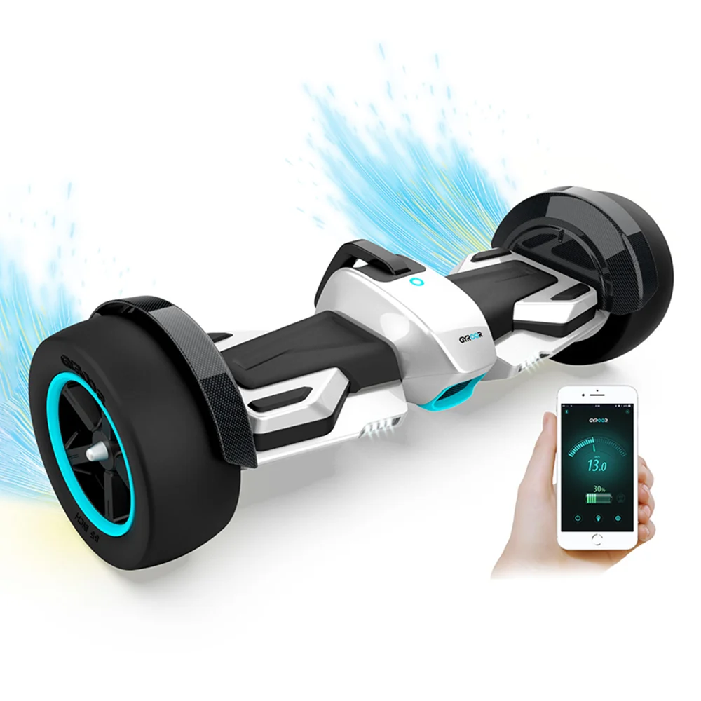

GYROOR App Remote Balancing Scooter 8.5 Inch Hover board off Road Hoverboard Balance car, Silver+yellow
