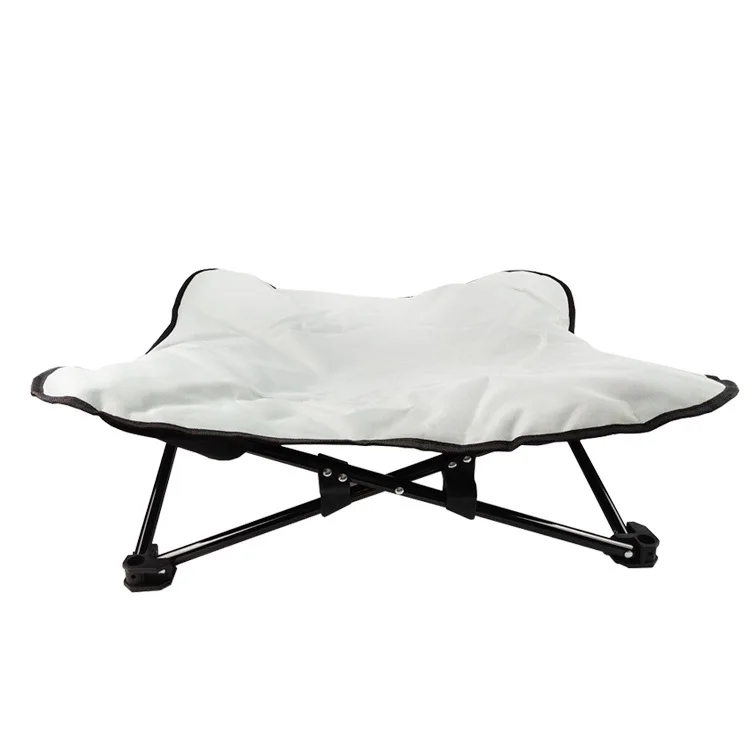 

Waterproof, wear-resistant and easy-to-carry pet Popular flower-shaped elevated bed New foldable winter warm household dog mat, White