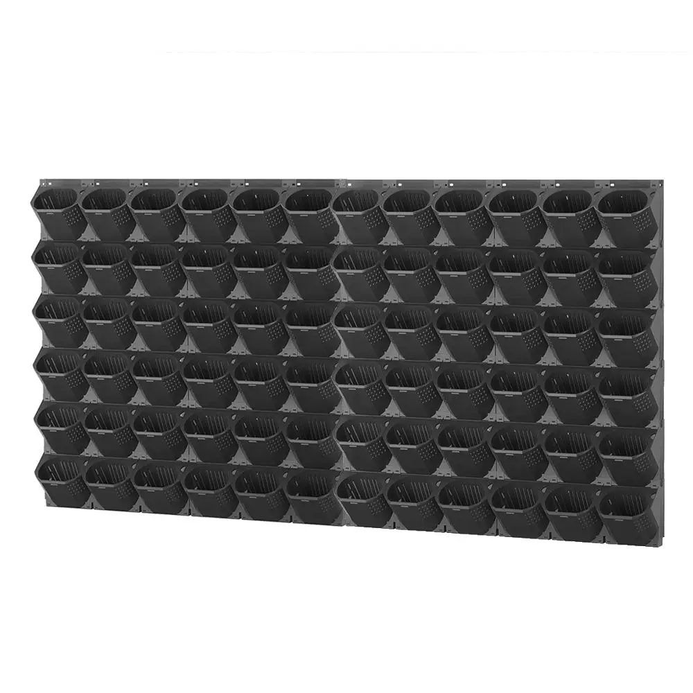 Self-Watering Hydroponics System Vertical Garden Wall Planter Plastic Flower Pots for Plants Durable and Easy-to-Use