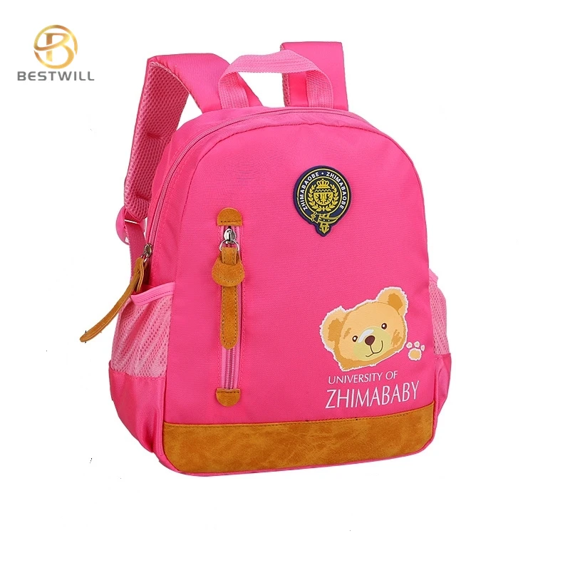 

2020 Bestwill Hot sale kids school bags wholesale tiktok school bag set for girls 14 yrs, Pink blue red or customized