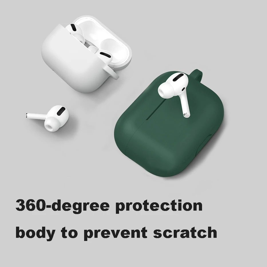 
2020 New custom cute protective designers soft silicone case for airpods pro case 