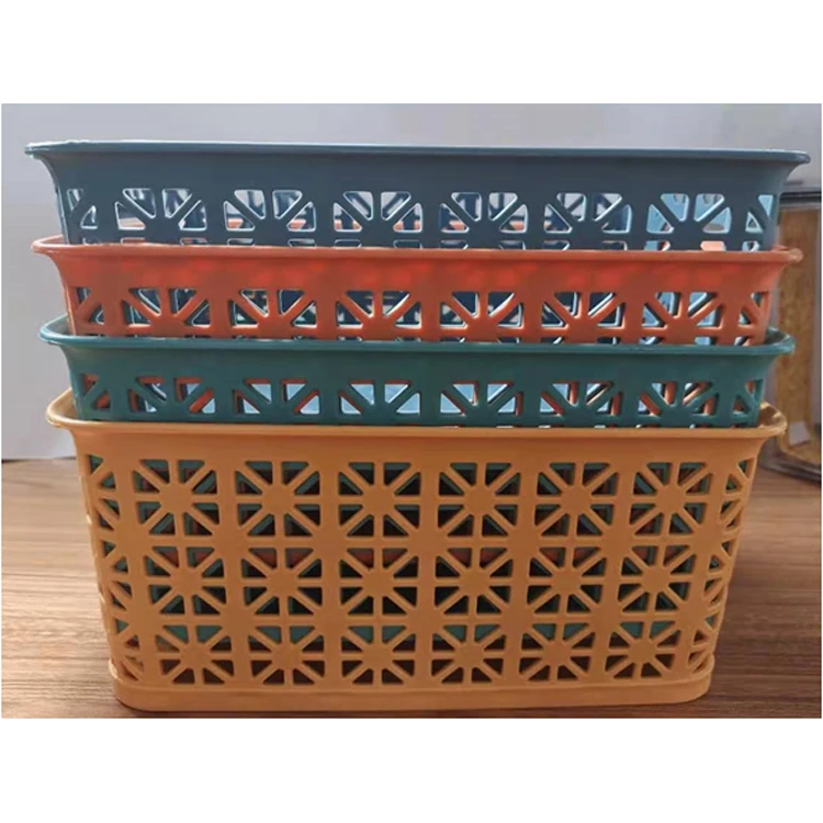 

China supplier wholesale PP storage plastic basket, Customized color