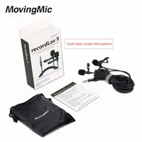 

High Quality Dual Lavalier Microphone For Phone Computer