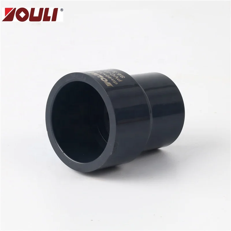 
YOULI UPVC Reducer PVC Pipe Fittings/Reducing Coupling for Industry & Water supply ASTM / DIN/ISO standard 
