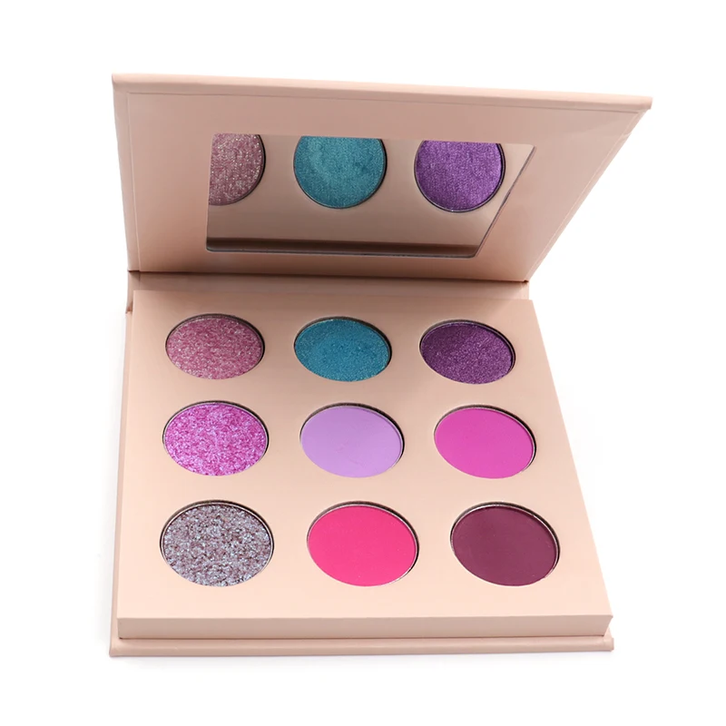 

Wholesale Eyeshadow Palette Neutral High Pigment Private Label 9 Colors Eye Shadow Cosmetics