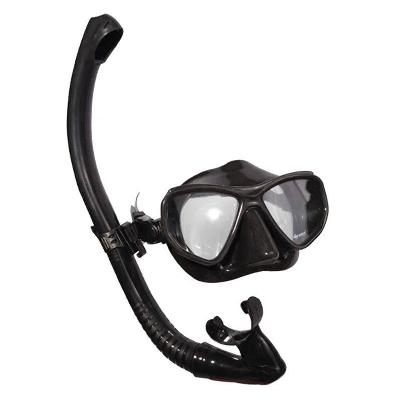 

Top quality diving oxygen mask children silicone diving snorkel mask set, Black