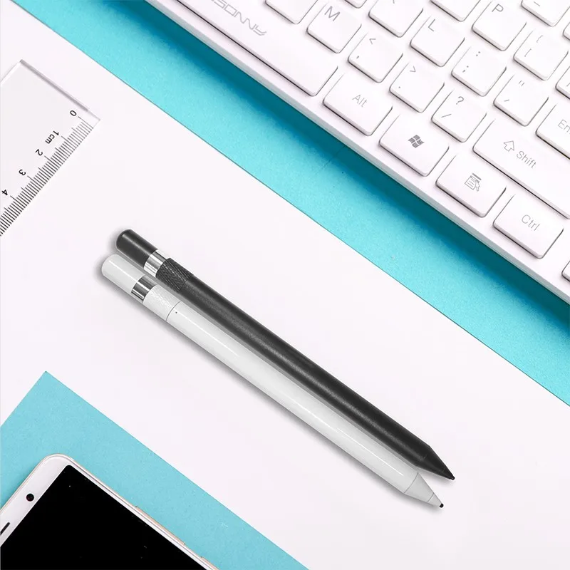 

NEW Rotate WENKU clockwise active digital stylus Pen rechargeable touch pen with Ultra Fine Tip Stylus for iPad IOS Android, White ,black