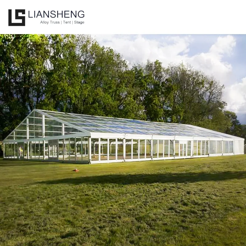 

Large Outdoor Transparent Marquee Event Tents Clear With Aluminum Frame For Sale