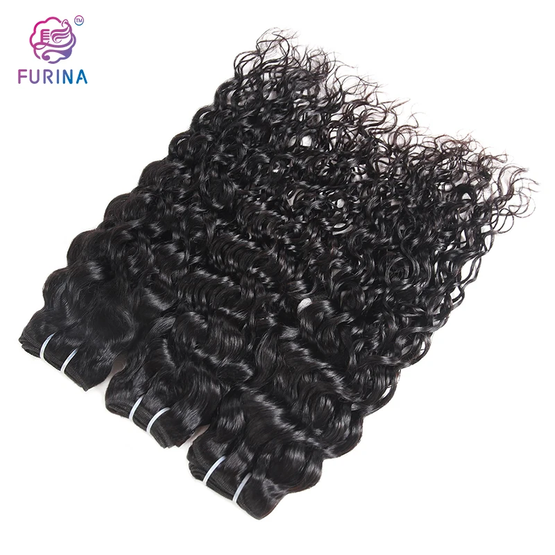 

Cheap factory price human hair weft 8-28inch water wave handtied weft hair extensions natural color hair weft for women