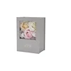 Leatherette Paper Wrapping Cardboard Flower Box for Jewelry set Packaging