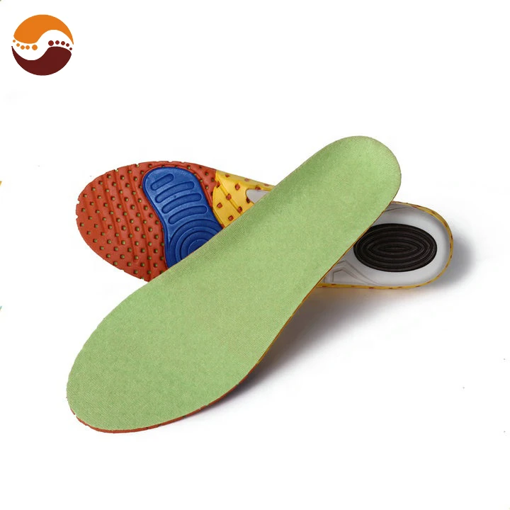 

Hot Sell PU Material Shock Absorption Multifunctional EVA Sport Insole, As the photo