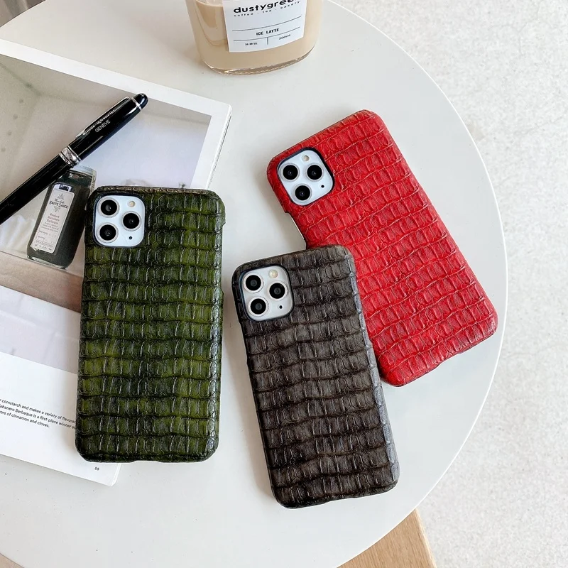 

Hand-made Leather Weave Texture Phone Case for iphone 7/8x/11/12/12pro