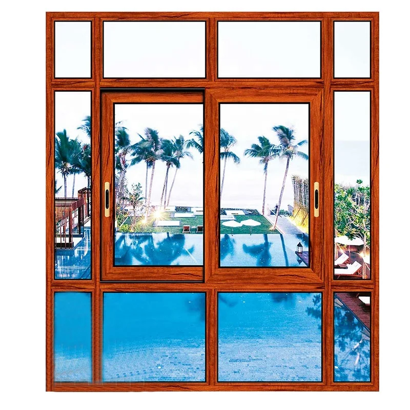 
Factory price 3 tracks sliding window aluminium glass sliding windows cheap house windows for sale 